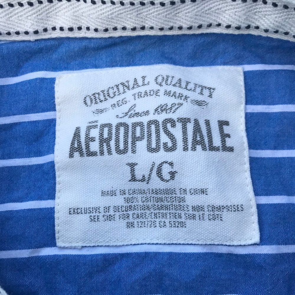 Aeropostale Men Casual Shirt Button Down Collared - Picture 4 of 7